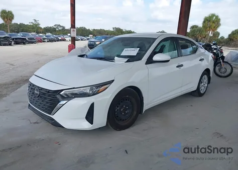 2025 Nissan Sentra S z USA, uszkodzony, nr VIN 3N1AB8BV4SY253727